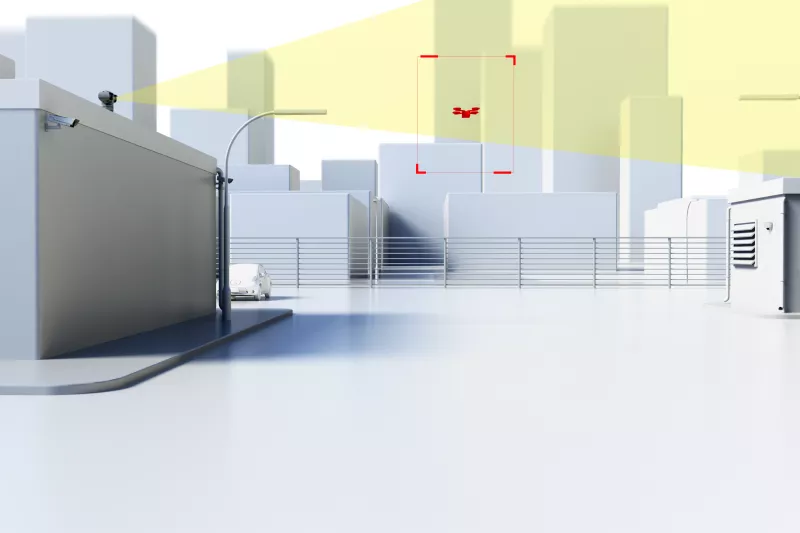 Drones data center security