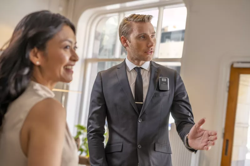 Retail staff and guard wearable camera