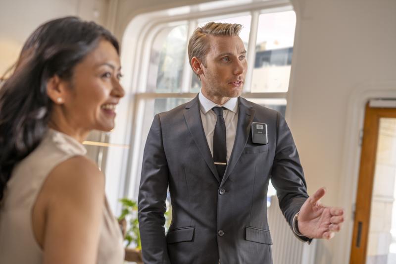 Retail staff and guard wearable camera