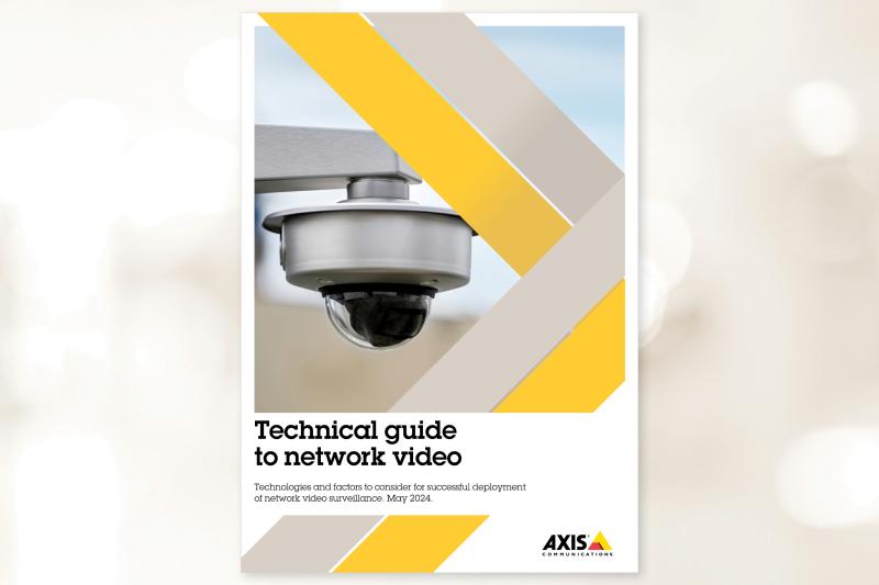 Cover image of the Technical guide to network video
