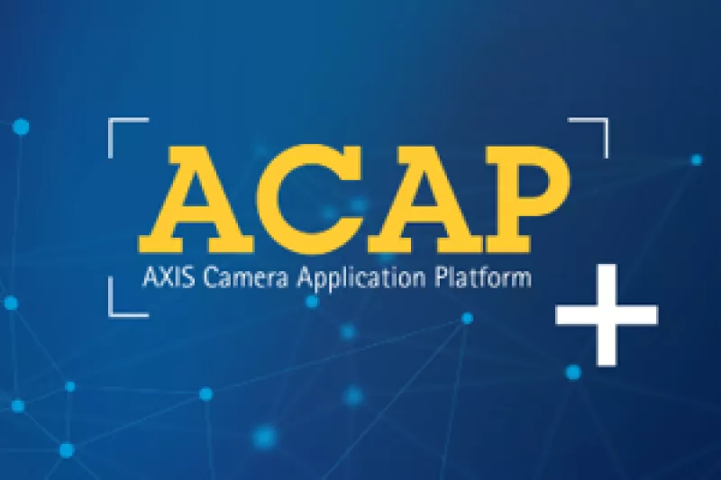ACAP image with icons of Axis devices