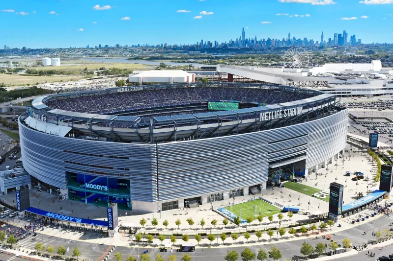 MetLife Stadium aerial shot