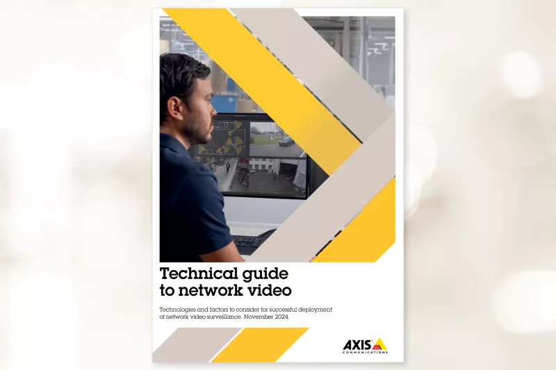 Front page of Axis Tech guide for Network video