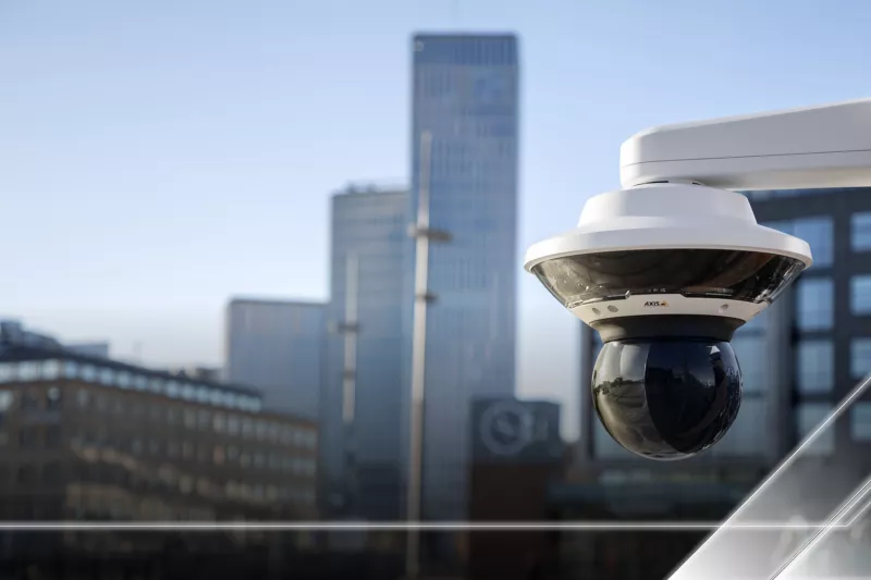 PTZ camera in use