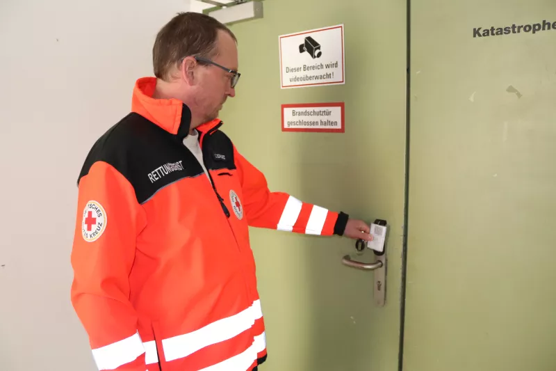 BRK Wunsiedel - Zutrittskontrolle 