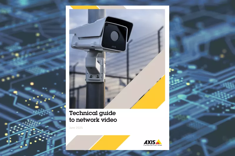 Front page of Axis Tech guide for Network video July 2025