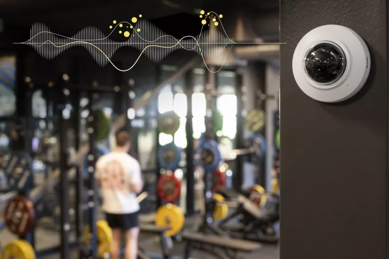 Audio analytics in a gym