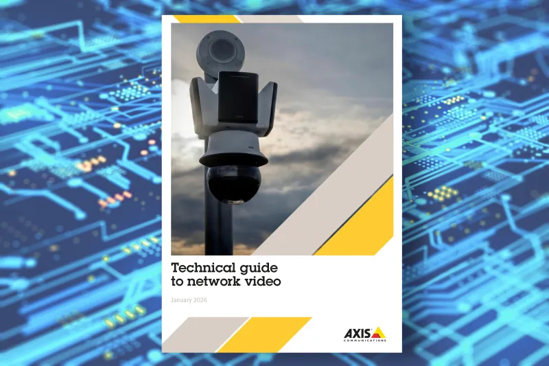 Front page of Axis Tech guide for Network audio January 2026