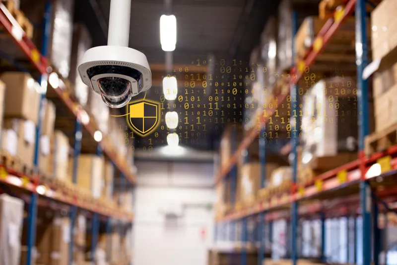 multisensor camera in warehouse