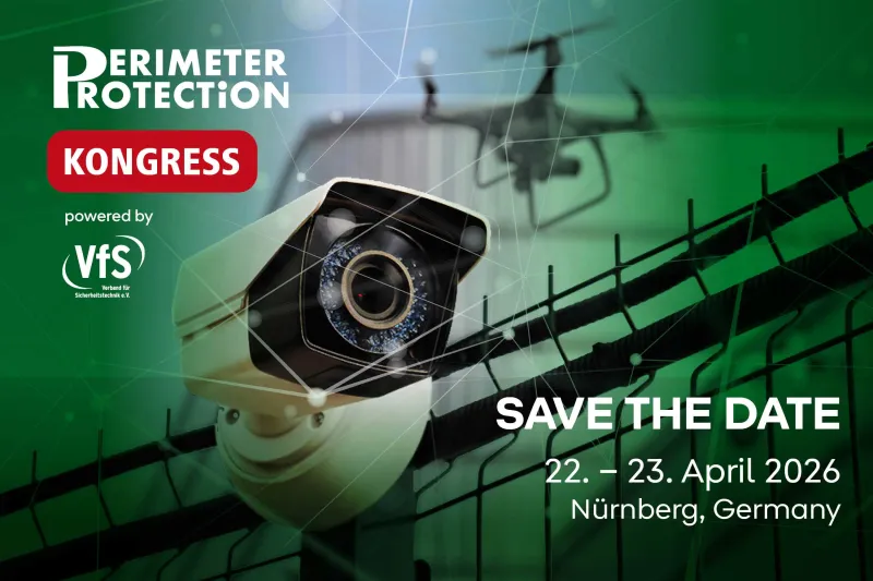 surveillance security camera, perimeter fence, security video drone flying above