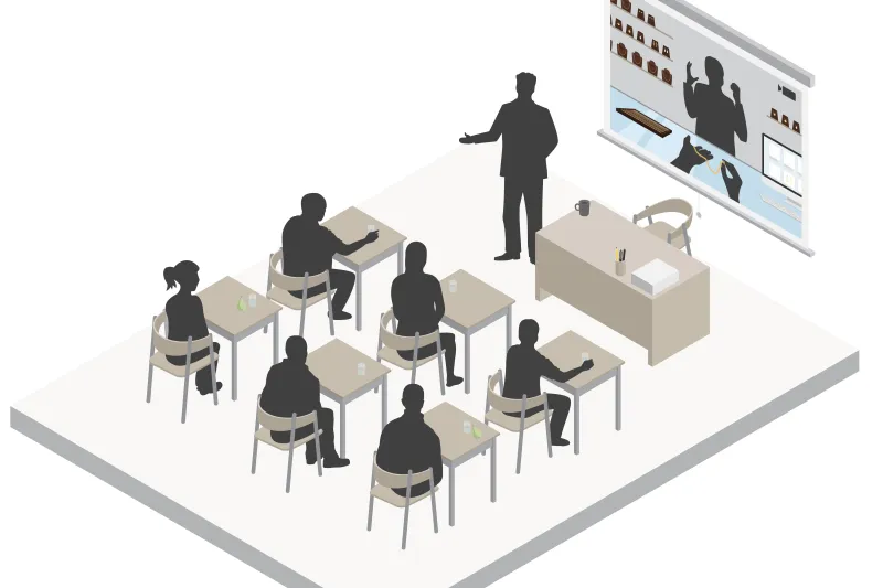 Training with body worn for retail and other segments