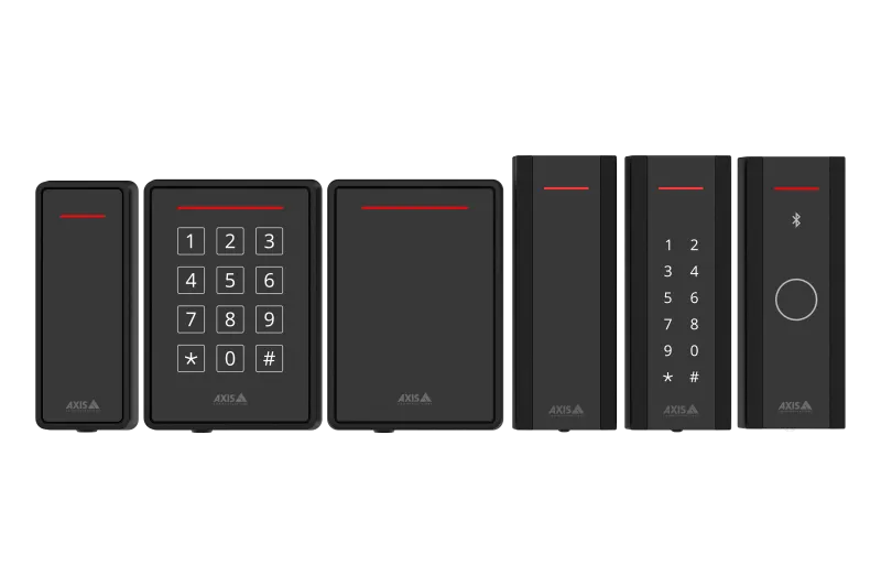 Axis reader portfolio, Network and OSDP readers combined for and scalable and flexible access control solution