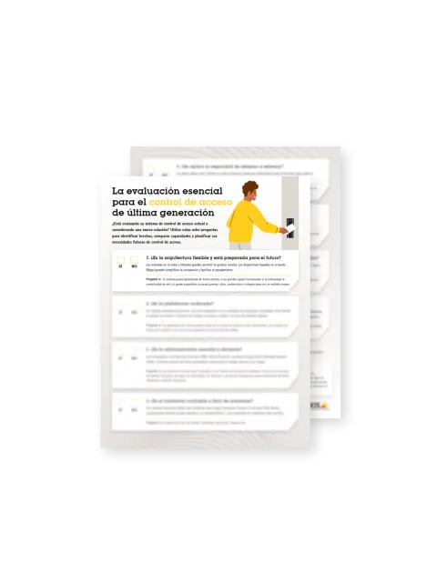 La evaluación esencial para el control de acceso de última generación