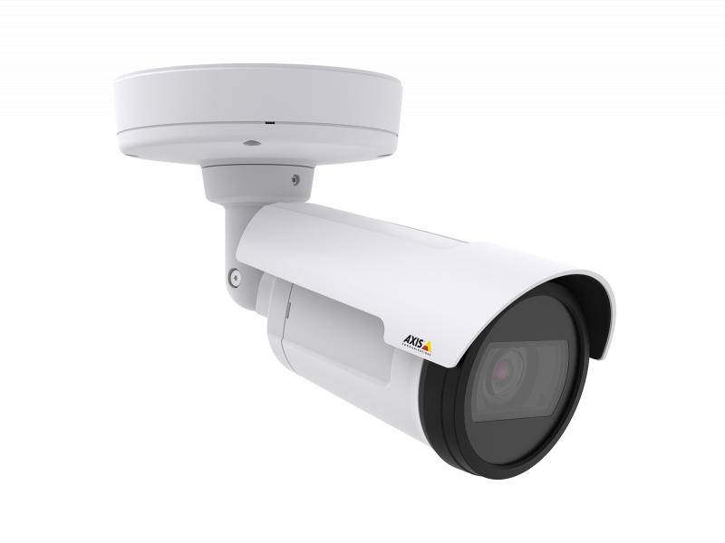 AXIS P1435-LE IP Camera, mounted in the ceiling and viewed from its right angle