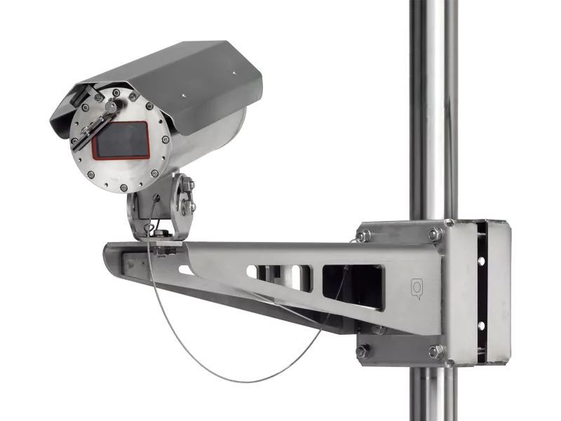 ExCam XF Q1785 Explosion-Protected IP Camera armored from left