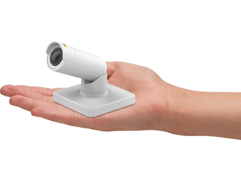 AXIS F1004 Bullet Sensor Unit in hand from left