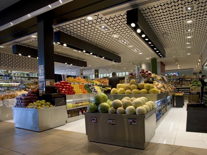 grocery store, vegetables