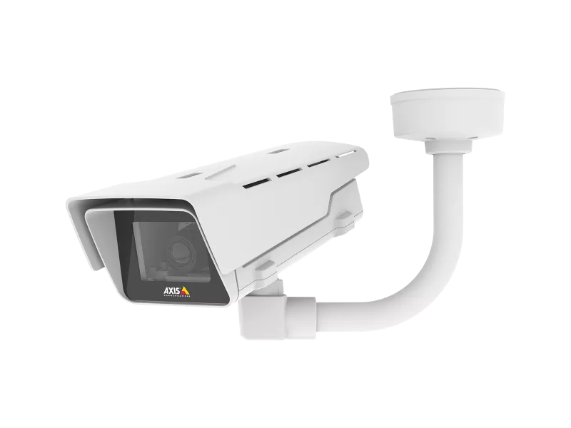 T94Q01F with IP camera mounted in the ceiling, viewed from its left angle