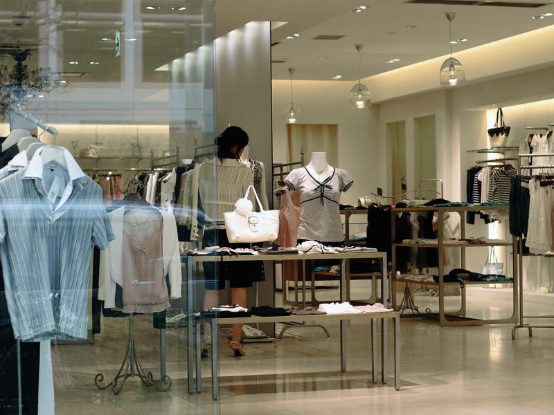 deptstore clothing store interior