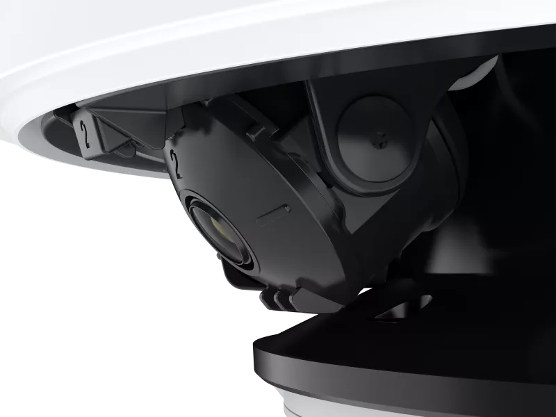 AXIS Q6010-E standard lens in a closeup