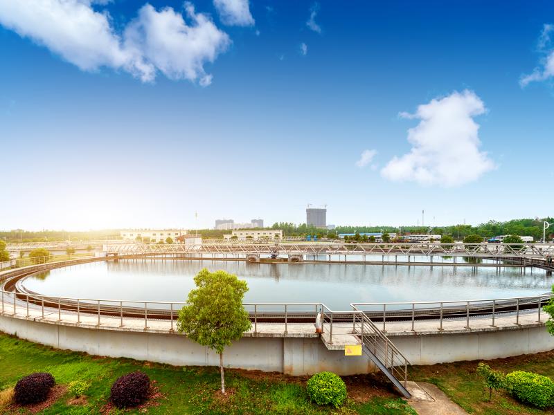 Sewage and water treatment plant