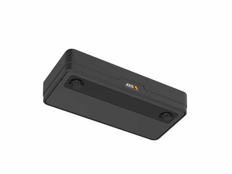 Black AXIS P8815-2 in ceiling.