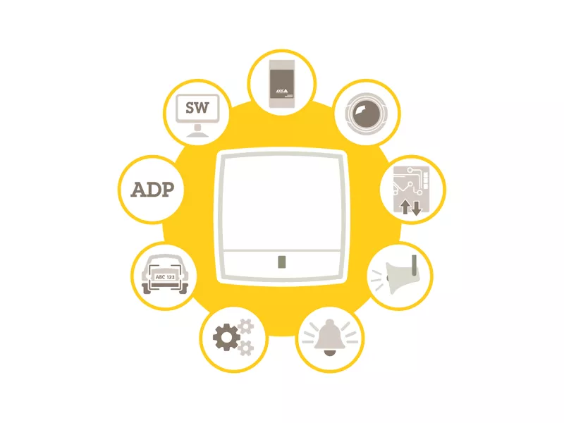 illustration of a1001 door controller