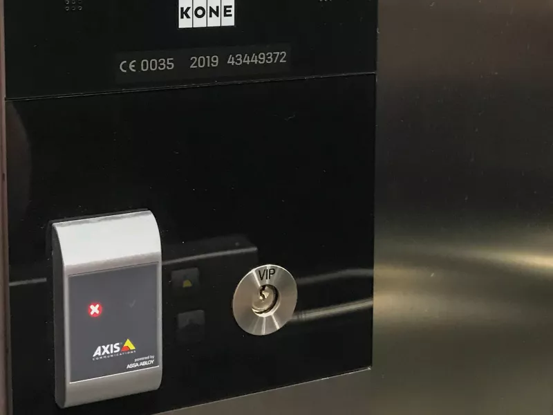 Access panel closeup