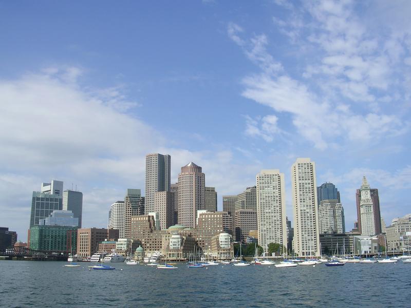 boston skyline in daylight