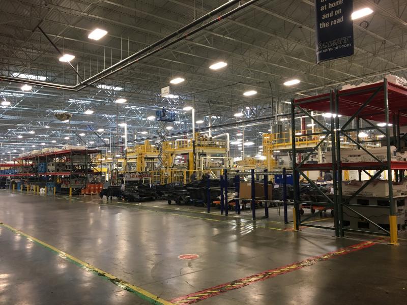 Manufacturing floor at Autoneum