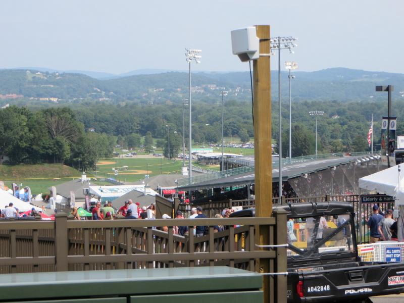 Radar detector on grounds of baseball event