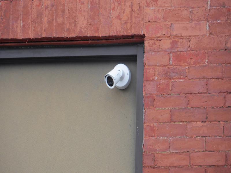 Exterior camera at makerspace