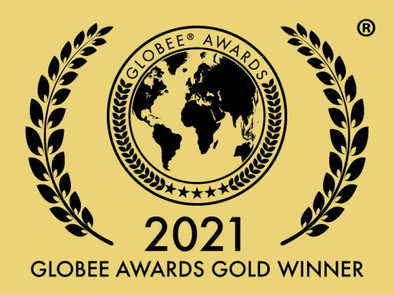 Emblem indicating project is a Gold Winner of the 2021 Cyber Security Global Excellence Awards