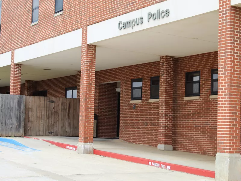 Exterior of campus police department
