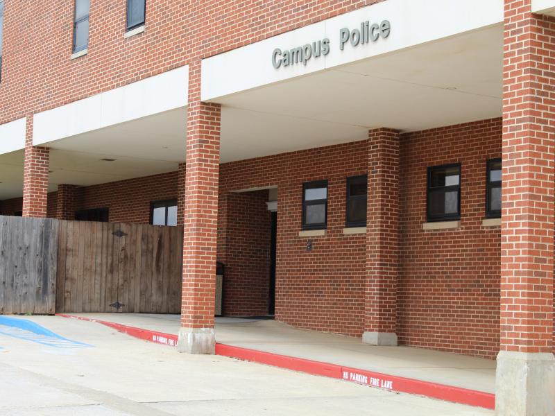 Exterior of campus police department