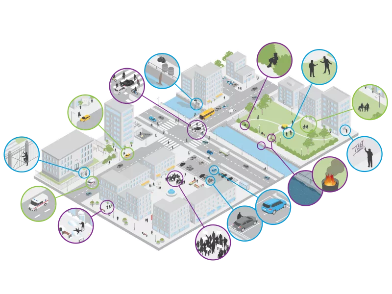 illustration from audio for smart cities e brochure