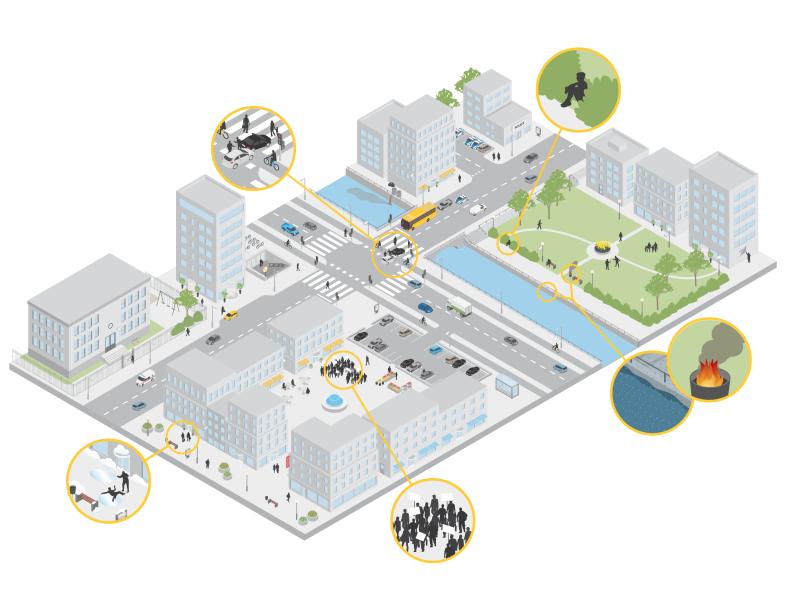 illustration from audio for smart cities e brochure