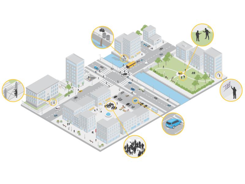 illustration from audio for smart cities e brochure