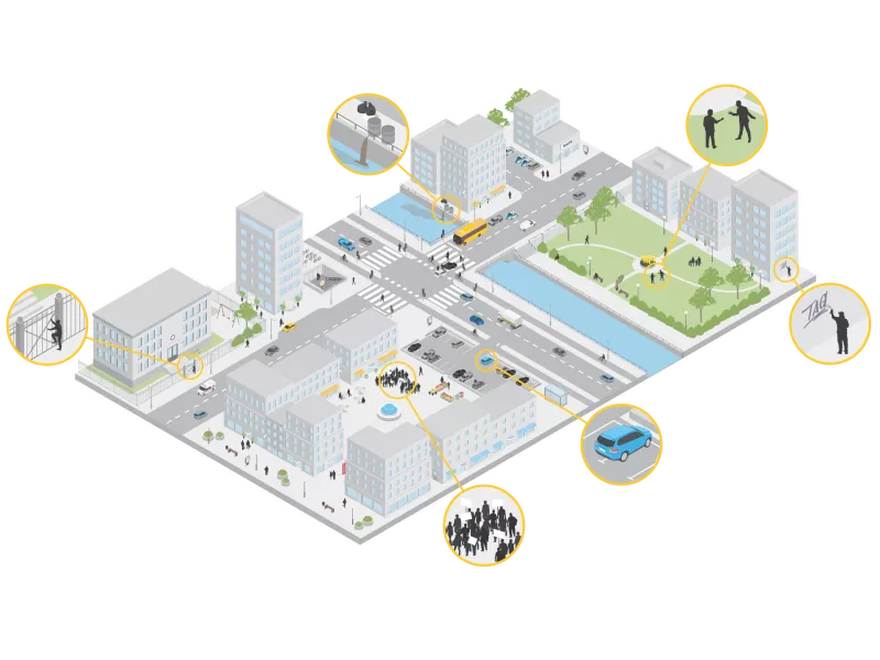 illustration from audio for smart cities e brochure