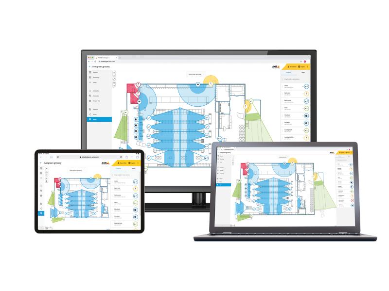 Screens with floorplans