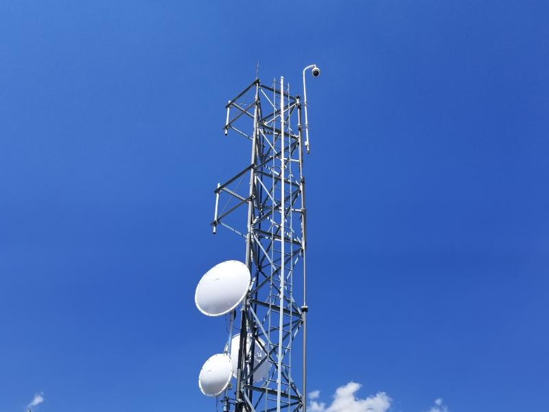 Top of modern day fire tower with Axis technology