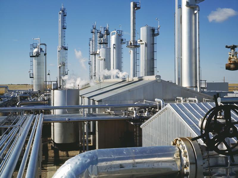 Gas plant refinery