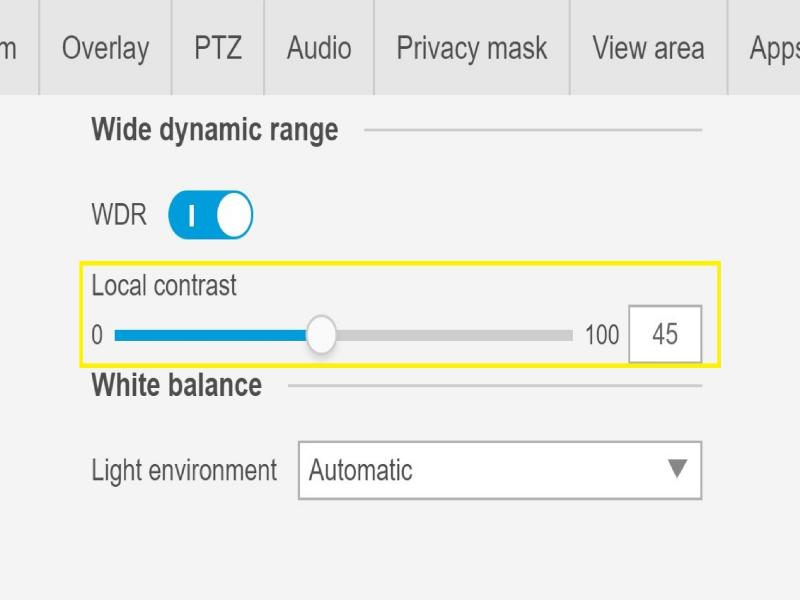 WDR – Local Contrast