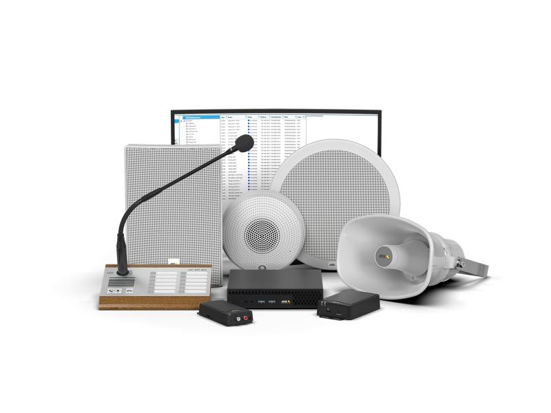 packshot of audio products