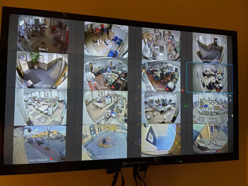 Monitor of camera views