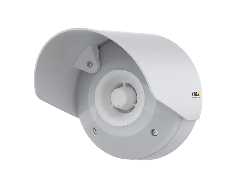 d4100e, with weather cap, viewed from its left angle