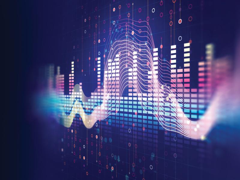 Visualisation of waveforms regarding AXIS T8355 Digital Microphone