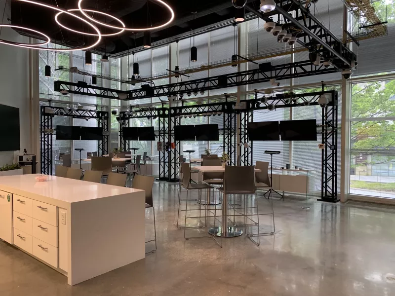 Picture of the main floor of the AEC in Atlanta