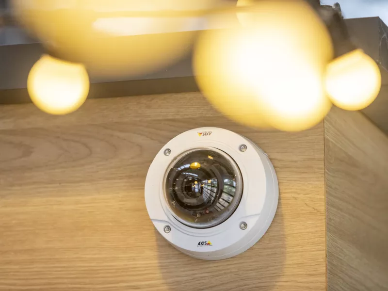 Axis camera surveying the scene in Whitehill & Bordon