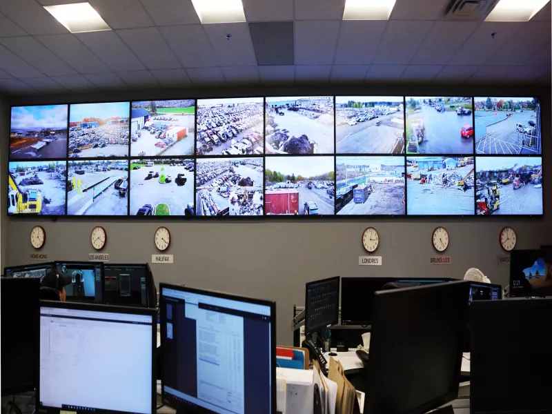 Security Center view at AIM